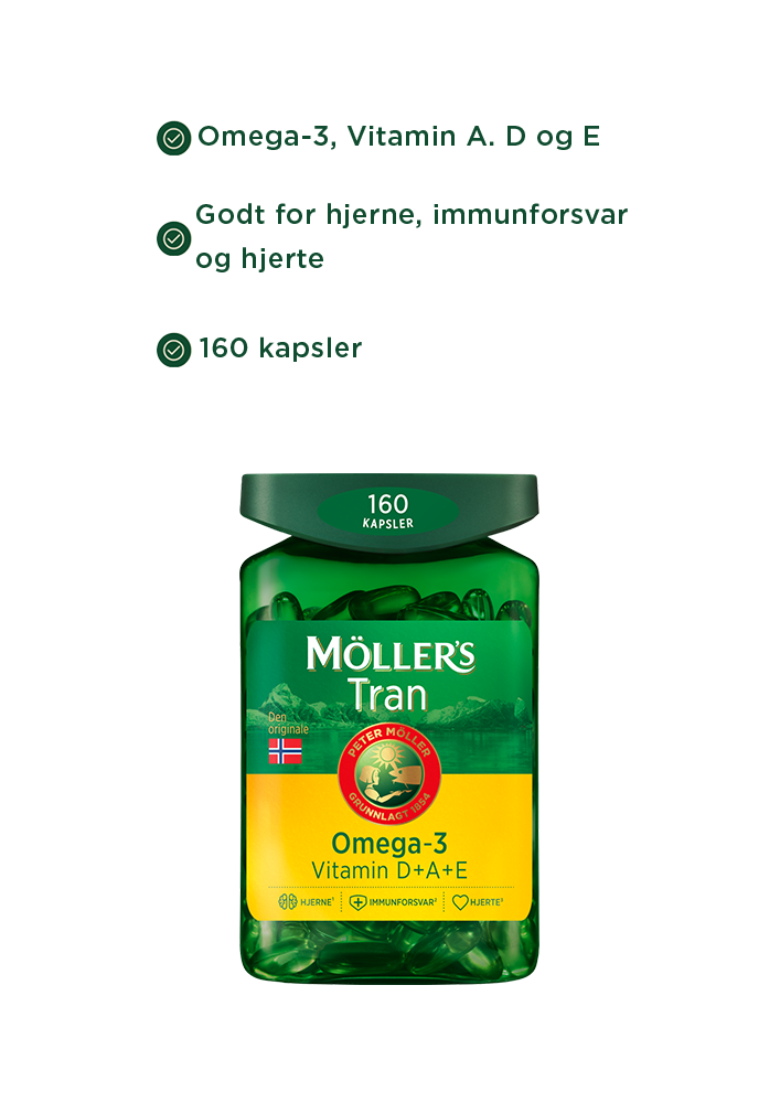Omega-3 pakke Jordbær