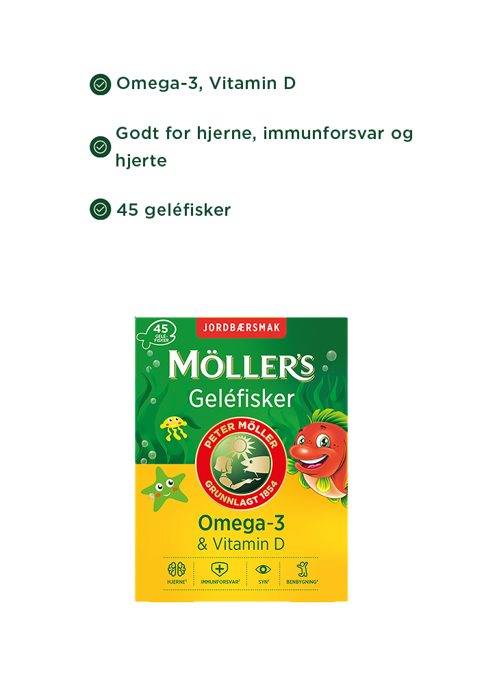 Möller's Omega-3 Geléfisker